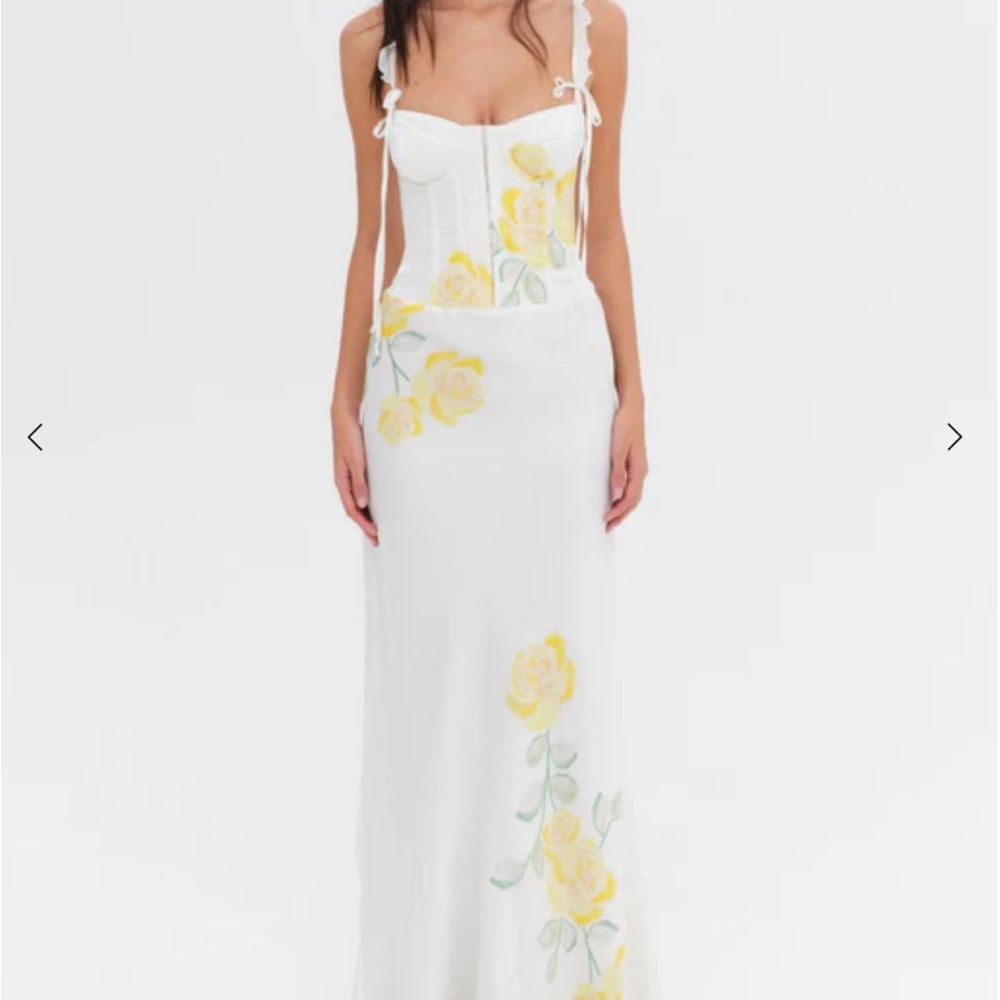 BNWT For Love and Lemons Millie Maxi Dress, M